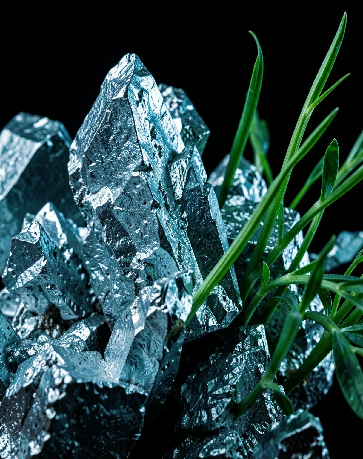 Microscopía de extractos botánicos naturales