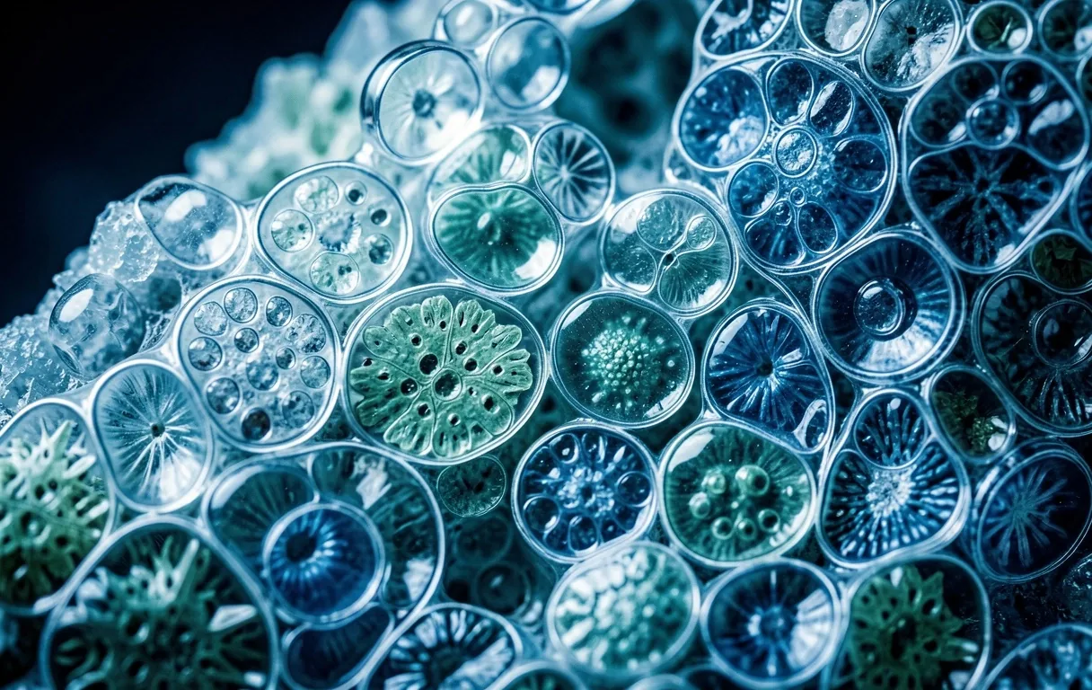 Estructuras naturales microscópicas